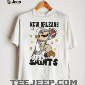 New Orleans Saints NFL x Super Mario Bros Mashup T Shirt