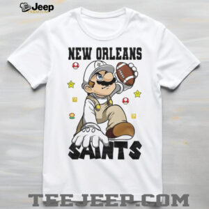 New Orleans Saints NFL x Super Mario Bros Mashup T Shirt