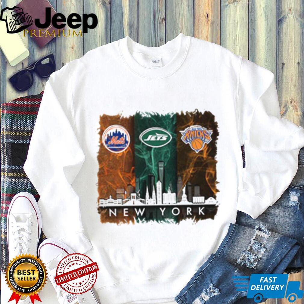 New York City Sports Team Mashup T Shirt New York City Sports Team Mashup T Shirt