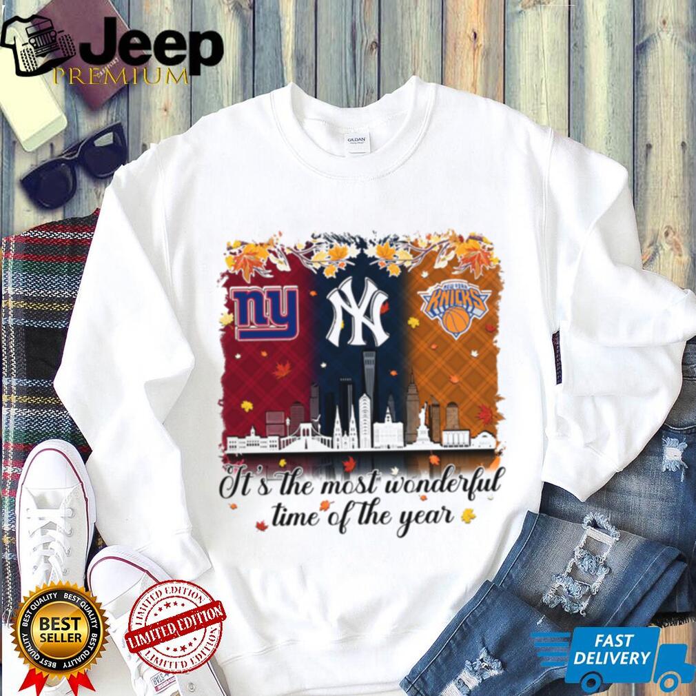New York Sports Fan Autumn T Shirt New York Sports Fan Autumn T Shirt