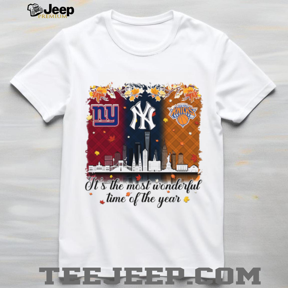 New York Sports Fan Autumn T Shirt New York Sports Fan Autumn T Shirt