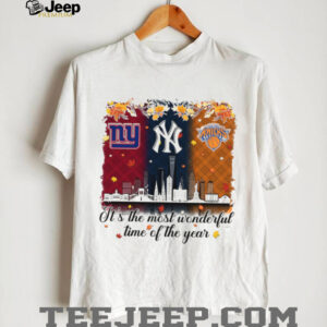 New York Sports Fan Autumn T Shirt