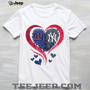 New York Sports Heartbeat T Shirt