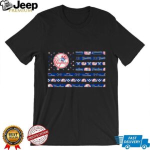 New York Yankees American Flag T Shirt