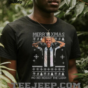 Newcastle Bruno Merry Xmas Ho Ho Howay the Lads ugly Christmas shirt
