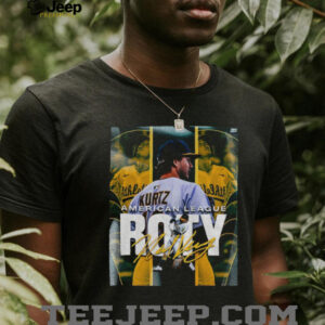 Nick Kurtz Oakland Athletics is the American League Rookie of the Year poster signature shirt