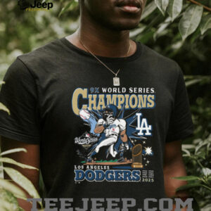 Official 2025 World Series Champions ’47 Franklin Los Angeles Dodgers T Shirt
