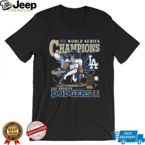 Official 2025 World Series Champions ’47 Franklin Los Angeles Dodgers T Shirt