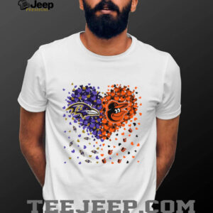 Official Baltimore Ravens X Baltimore Orioles T shirts