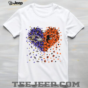 Official Baltimore Ravens X Baltimore Orioles T shirts
