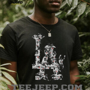 Official LA All Team Back 2 Back Los Angeles Dodgers World Series Champions 2024 2025 MLB shirt