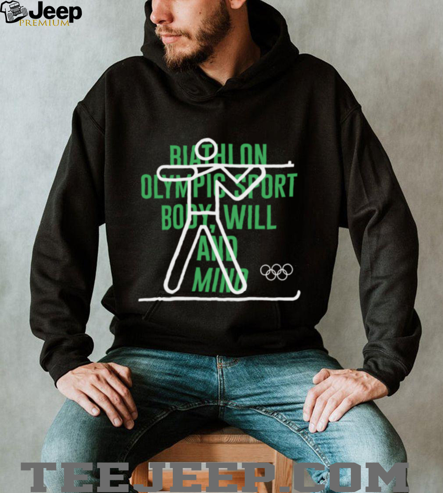 Official The Olympic Collection Biathlon Graphic Hoodie Official The Olympic Collection Biathlon Graphic Hoodie