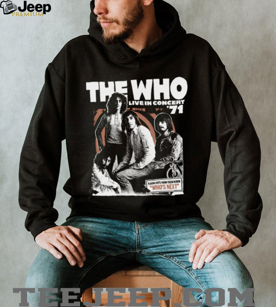 Official The Who Shop The Who Live in Concert Hoodie Official The Who Shop The Who Live in Concert Hoodie