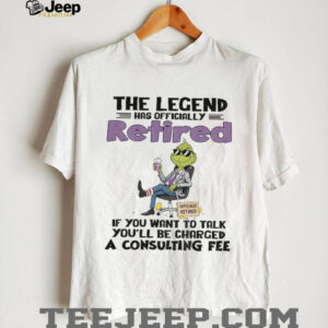 Officially Retired Grinch The Legend Has Officially Retired Officially Retired If You Want To Talk funny shirt