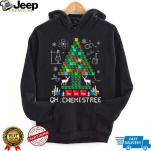 Oh Chemistree Chemist Christmas Tree Science Chemistry Xmas T Shirt