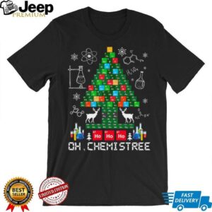 Oh Chemistree Chemist Christmas Tree Science Chemistry Xmas T Shirt
