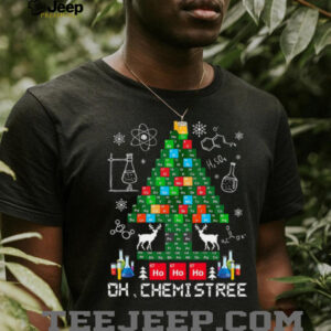 Oh Chemistree Chemist Christmas Tree Science Chemistry Xmas T Shirt