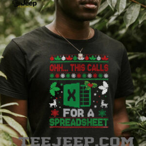 Oh this calls for a Spreadsheet Christmas sweater Excel Sweatshirt