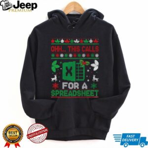 Oh this calls for a Spreadsheet Christmas sweater Excel Sweatshirt