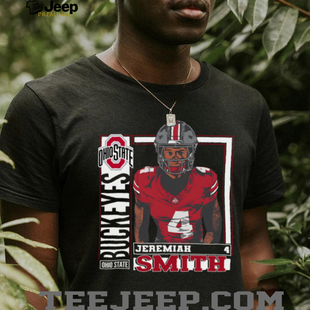 Ohio State Football Retro #4 Jeremiah Smith Buckeyes TShirt Ohio State Football Retro #4 Jeremiah Smith Buckeyes TShirt