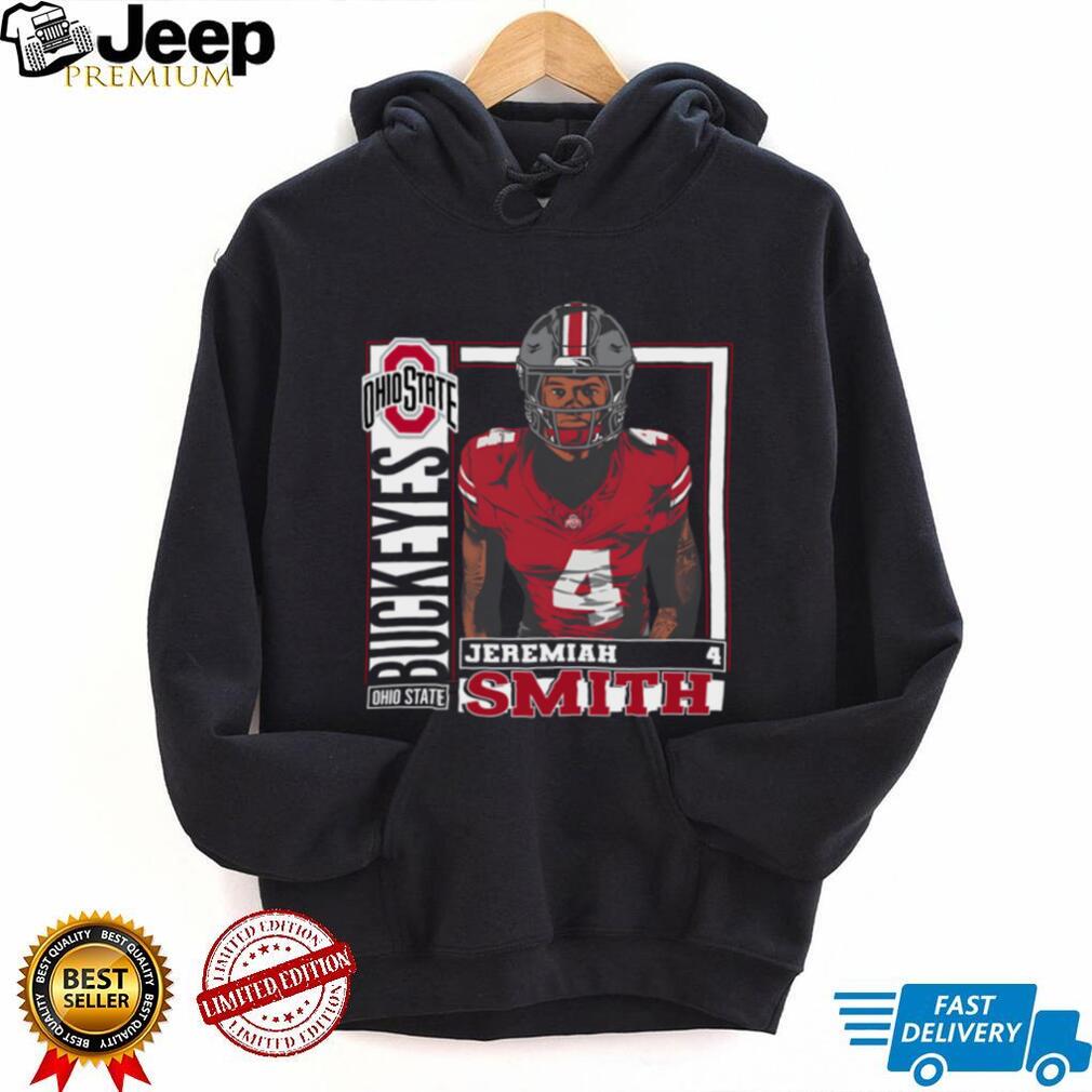 Ohio State Football Retro #4 Jeremiah Smith Buckeyes TShirt Ohio State Football Retro #4 Jeremiah Smith Buckeyes TShirt