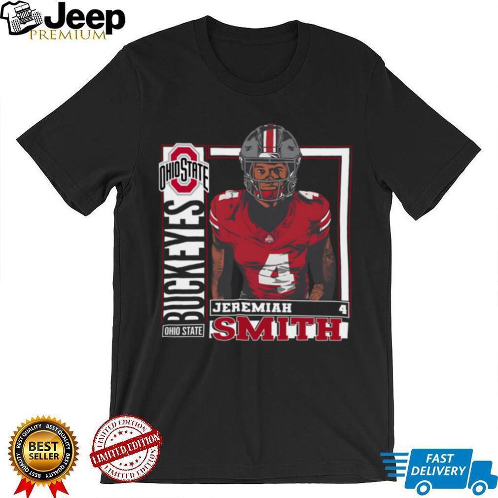 Ohio State Football Retro #4 Jeremiah Smith Buckeyes TShirt Ohio State Football Retro #4 Jeremiah Smith Buckeyes TShirt