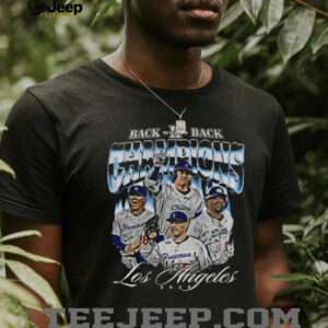 Ohtani Freeman Betts Yamamoto Los Angeles Dodgers Back to Back 9x World Series Champions 2025 shirt