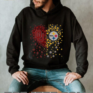 Oklahoma & Steelers Fan Love Shirt