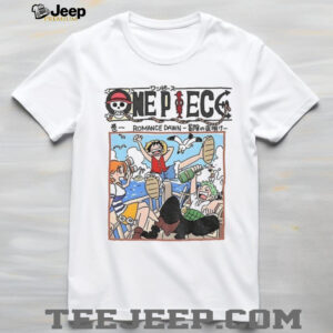 One Piece Monkey D. Luffy Romance Dawn cartoon Japanese shirt One Piece Monkey D. Luffy Romance Dawn cartoon Japanese shirt