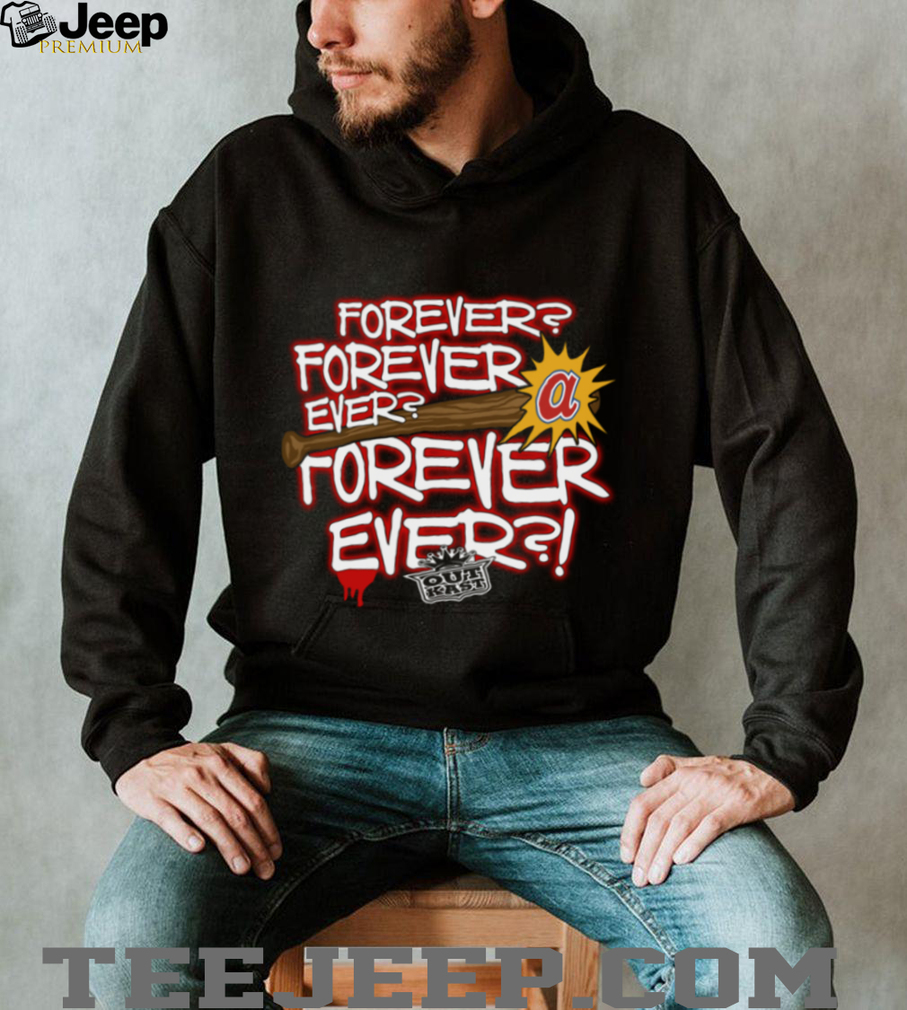 Outkast x Atlanta Braves Forever Ever Collaboration TShirt Outkast x Atlanta Braves Forever Ever Collaboration TShirt