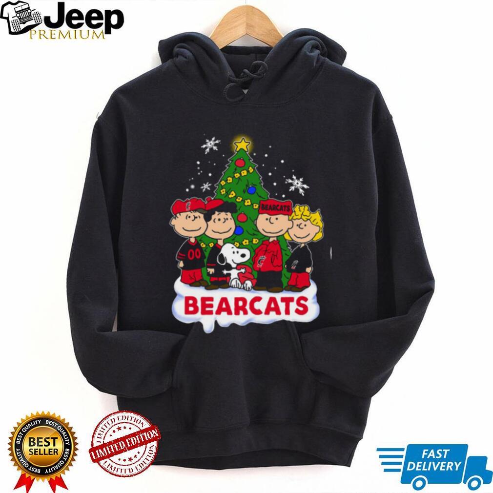 Peanuts Christmas Bearcats Shirts Peanuts Christmas Bearcats Shirts