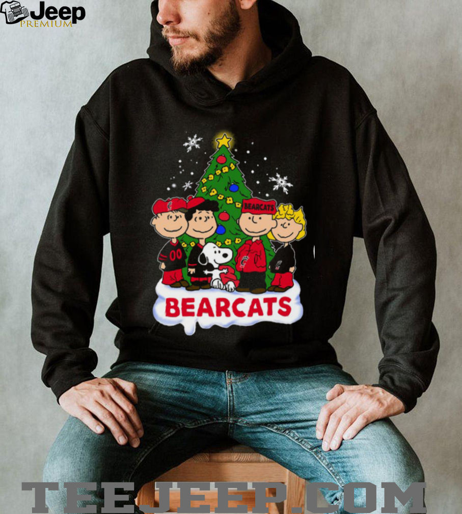 Peanuts Christmas Bearcats Shirts Peanuts Christmas Bearcats Shirts