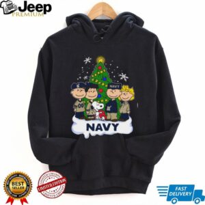 Peanuts Christmas Navy Long Sleeve Shirt