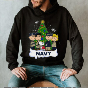 Peanuts Christmas Navy Long Sleeve Shirt