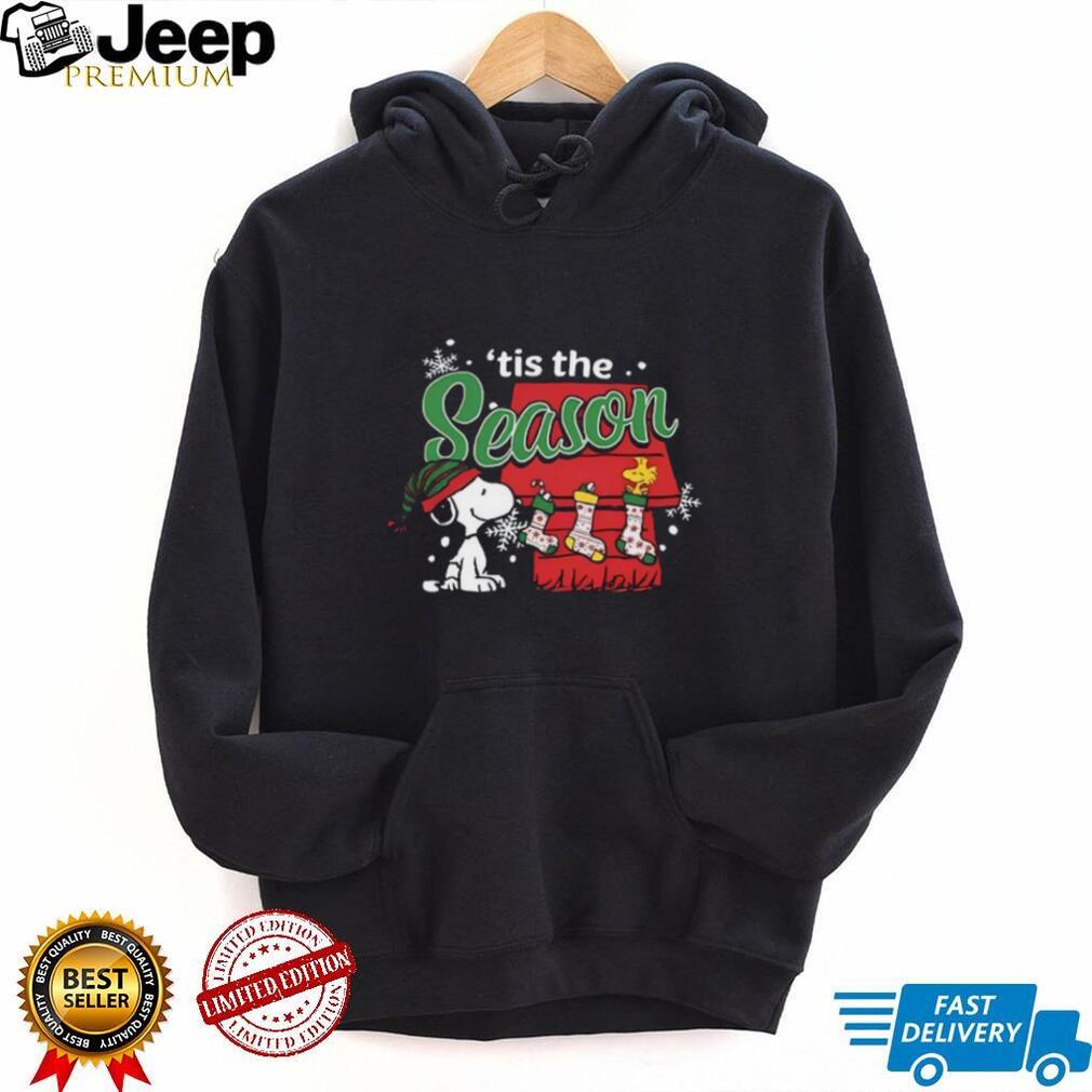 Peanuts Christmas Snoopy ‘Tis The Season Men’s T Shirt Peanuts Christmas Snoopy ‘Tis The Season Men’s T Shirt