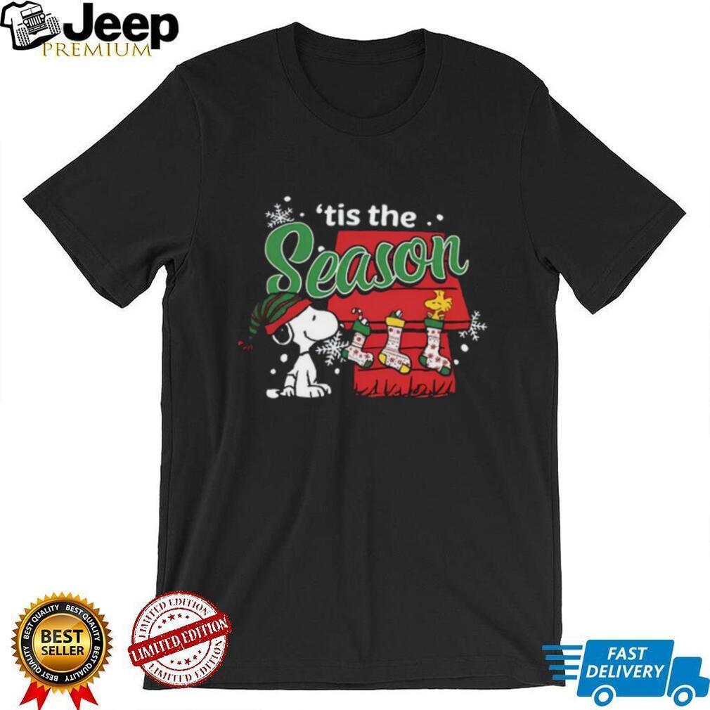 Peanuts Christmas Snoopy ‘Tis The Season Men’s T Shirt Peanuts Christmas Snoopy ‘Tis The Season Men’s T Shirt