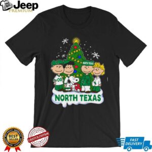 Peanuts Gang North Texas Mean Green Christmas Tree T Shirt Peanuts Gang North Texas Mean Green Christmas Tree T Shirt
