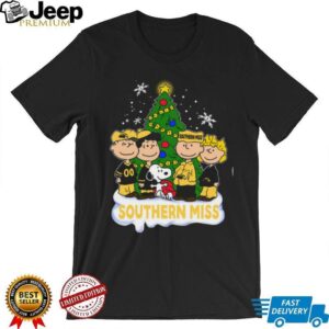 Peanuts Gang Southern Miss Mean Green Christmas Tree T Shirt Peanuts Gang Southern Miss Mean Green Christmas Tree T Shirt