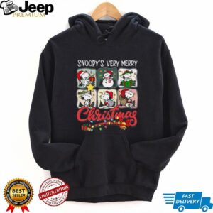 Peanuts Snoopy & Friends Snoopy’s Very Merry Christmas Graphic T Shirt Peanuts Snoopy & Friends Snoopy’s Very Merry Christmas Graphic T Shirt