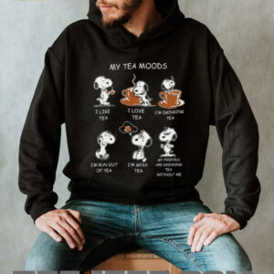 Peanuts Snoopy My Tea Moods Funny Graphic T Shirt