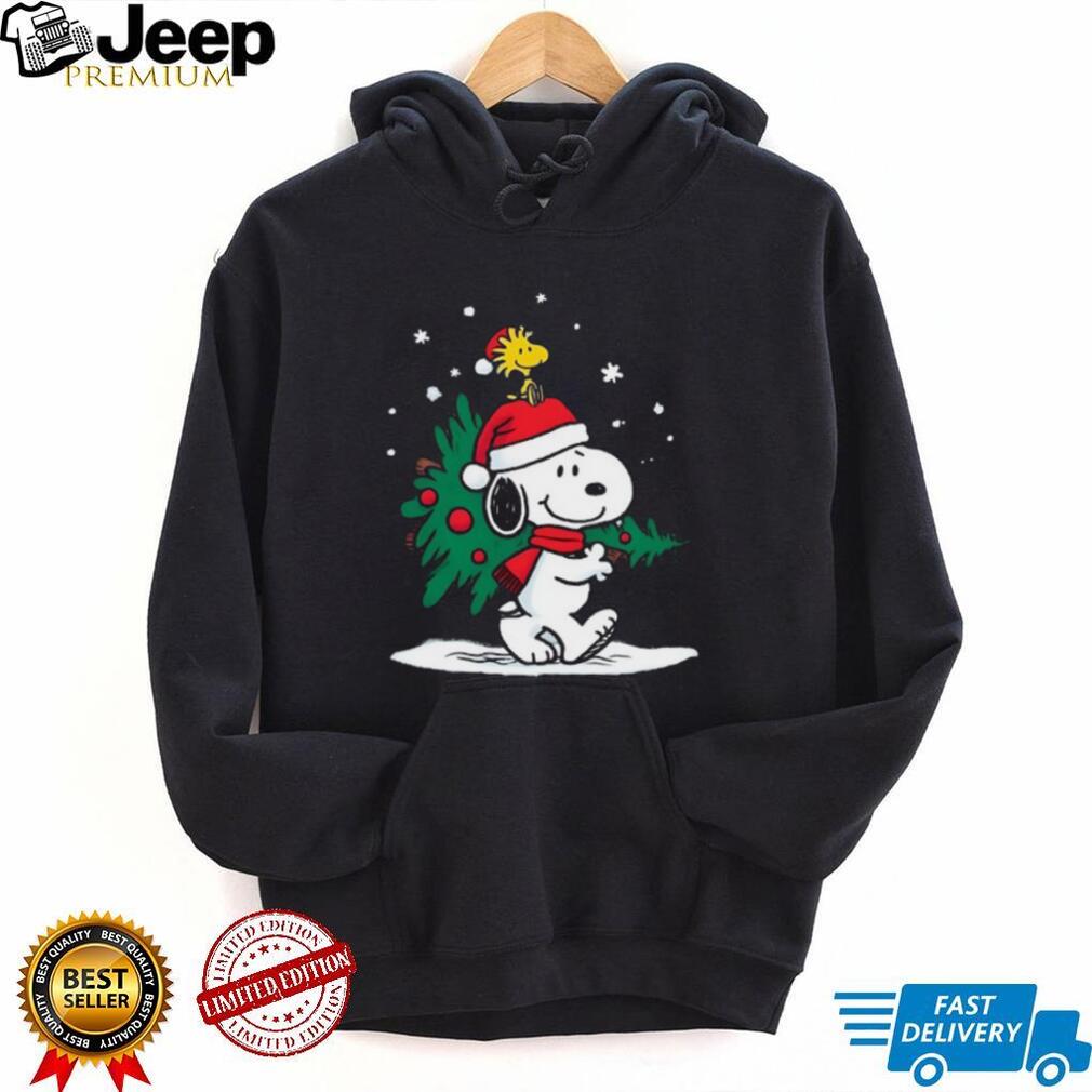 Peanuts Snoopy & Woodstock Christmas Tree T Shirt Peanuts Snoopy & Woodstock Christmas Tree T Shirt