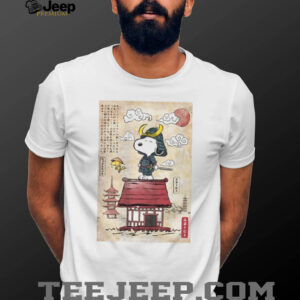 Peanuts Snoopy & Woodstock Samurai T Shirt
