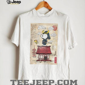 Peanuts Snoopy & Woodstock Samurai T Shirt