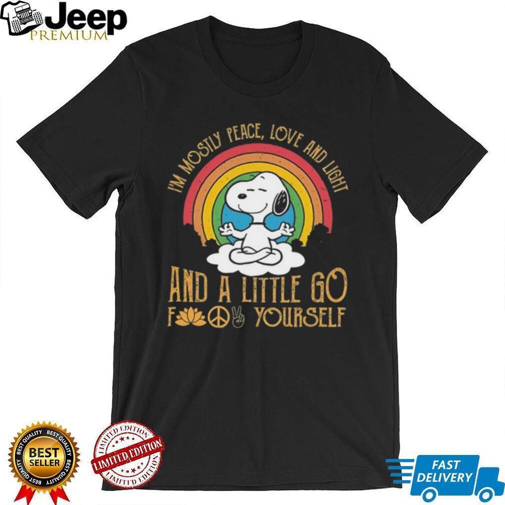 Peanuts Snoopy Yoga Peace & Love T Shirt Peanuts Snoopy Yoga Peace & Love T Shirt