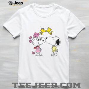 Peanuts Snoopy and Fifi Kiss Valentine T Shirt Peanuts Snoopy and Fifi Kiss Valentine T Shirt