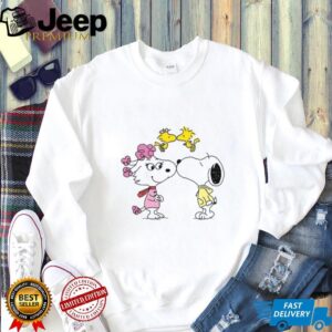 Peanuts Snoopy and Fifi Kiss Valentine T Shirt