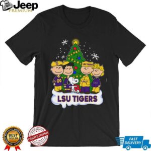 Peanuts Snoopy and Friends LSU Tigers Holiday Sweater