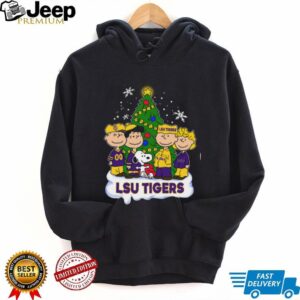 Peanuts Snoopy and Friends LSU Tigers Holiday Sweater