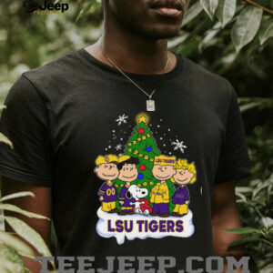 Peanuts Snoopy and Friends LSU Tigers Holiday Sweater