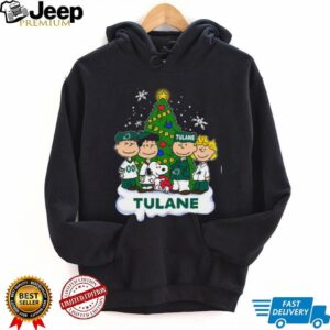 Peanuts Snoopy and Friends Tulane Green Wave Christmas Shirts